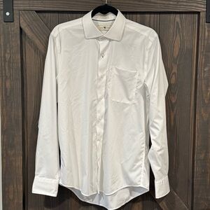 Onward‎ Reserve Men’s Tailored Fit Classic White Long Sleeve Button Up Shirt Med